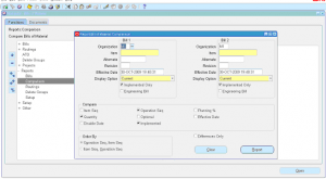 bom_comparison report